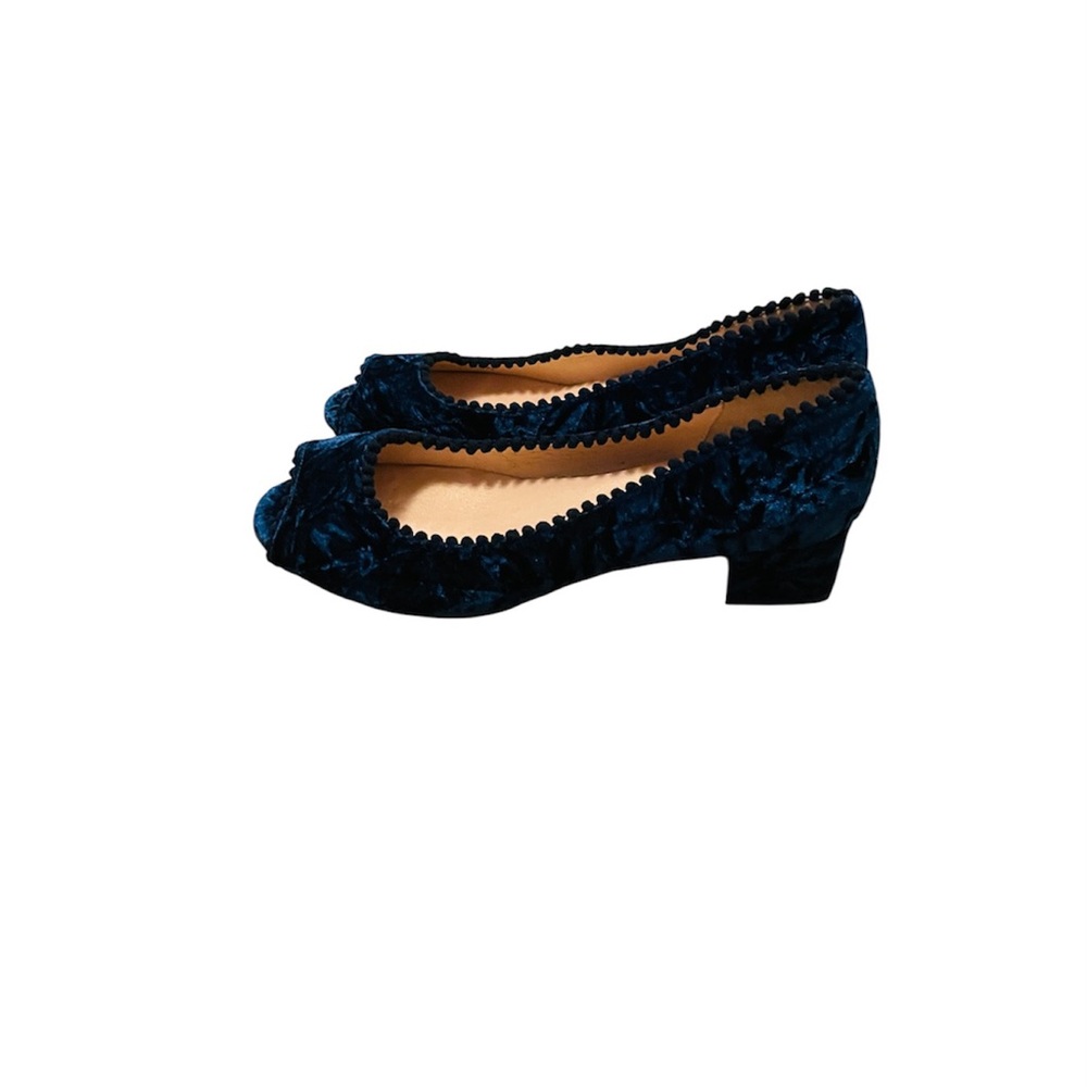 Blue Velvet Women's Shoes - Picture 4 of 11